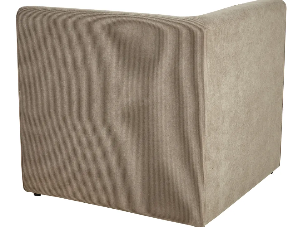 Jumbo Cord Corner Section Taupe Lemvig