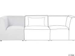 Jumbo Cord Corner Section Off White Lemvig