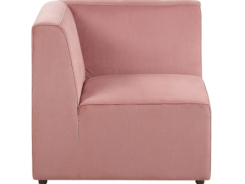 Jumbo Cord Corner Section Pink Lemvig