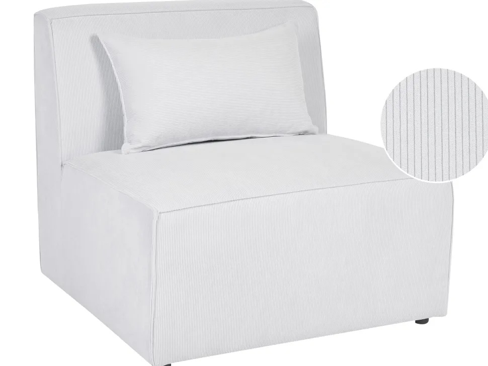 Jumbo Cord 1-Seat Section Off White Lemvig