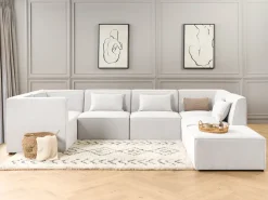 Jumbo Cord 1-Seat Section Off White Lemvig
