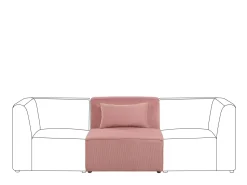 Jumbo Cord 1-Seat Section Pink Lemvig