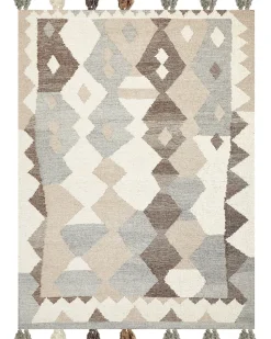 Kelim Teppich Wolle Mehrfarbig 160 X 230 Cm Geometrisches Muster Kurzflor Aralez