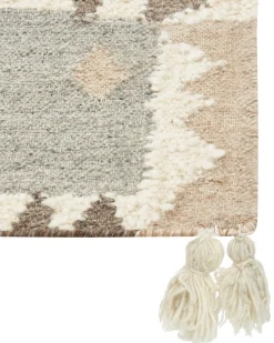 Kelim Teppich Wolle Mehrfarbig 160 X 230 Cm Geometrisches Muster Kurzflor Aralez