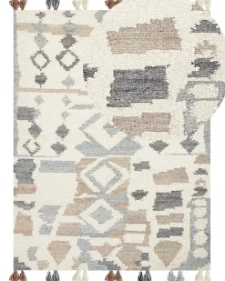 Kelim Teppich Wolle Mehrfarbig 160 X 230 Cm Geometrisches Muster Kurzflor Mrgavet