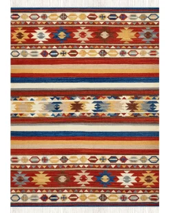 Kelim Teppich Wolle Mehrfarbig 160 X 230 Cm Orientalisches Muster Kurzflor Jrarat