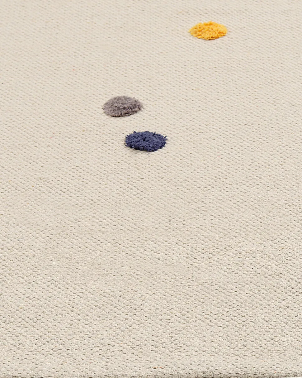 Kinderteppich Baumwolle Beige 80 X 150 Cm Tiermuster Singkil