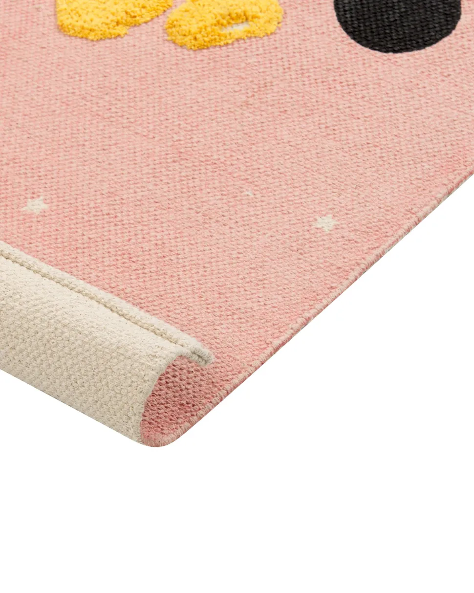 Kinderteppich Baumwolle Mehrfarbig 80 X 150 Cm Barenmotiv Tapak