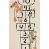 Kinderteppich Baumwolle Mehrfarbig 80 X 150 Cm Hupfspiel Kurzflor Katiet