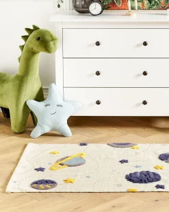 Kinderteppich Baumwolle Mehrfarbig 80 X 150 Cm Planeten Langsa