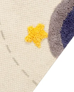 Kinderteppich Baumwolle Mehrfarbig 80 X 150 Cm Planeten Langsa