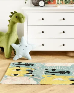 Kinderteppich Baumwolle Mehrfarbig 80 X 150 Cm Tiermotiv Tutut