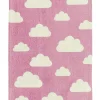 Kinderteppich Baumwolle Rosa 60 X 90 Cm Wolkenmotiv Gwalijar