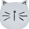 Kinderteppich Grau 100 Cm Katzenmotiv Kurzflor Kitty