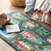 Kinderteppich Grun Stadt-Motiv 80 X 150 Cm Tutak