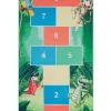 Kinderteppich Grun Tier-Motiv Mit Hupfspiel 80 X 150 Cm Babadag