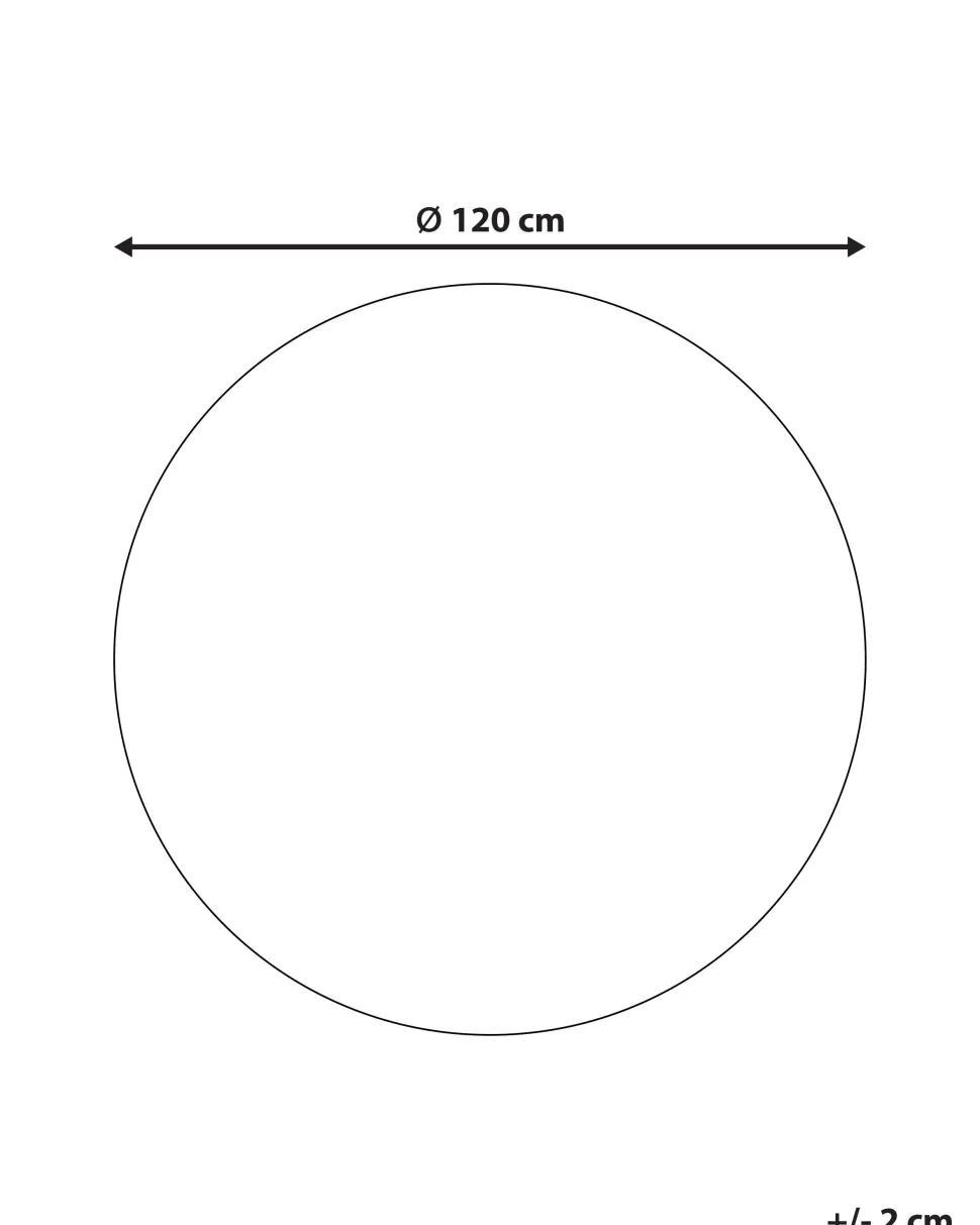 Kinderteppich Rosa 120 Cm Kaktus-Muster Kurzflor Eldivan