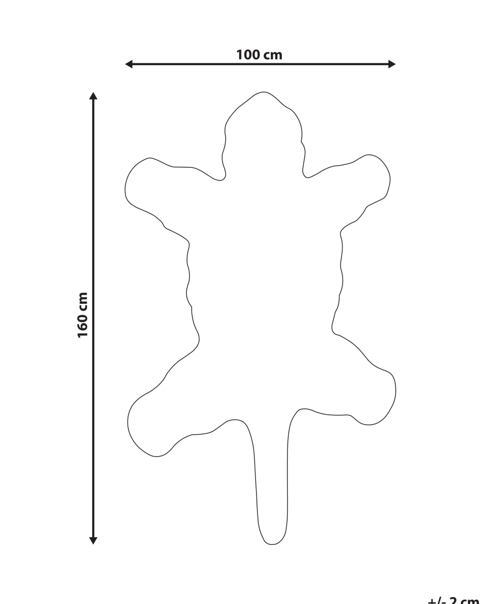 Kinderteppich Wolle Beige 100 X 160 Cm Lowenmotiv Mufasa