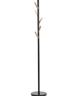 Kleiderstander Metall / Kiefernholz Schwarz 170 Cm Albin