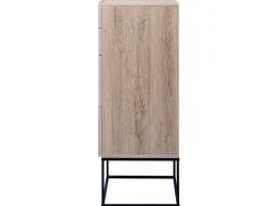 Kommode Heller Holzfarbton 4 Schubladen Acra