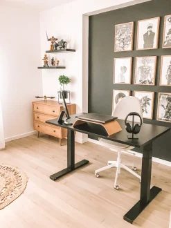 Kommode Rattan Heller Holzfarbton 3 Schubladen Ponca