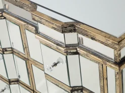 Kommode Spiegeleffekt 6 Schubladen Mozela