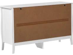 Kommode Weis 6 Schubladen Metallgriffe Winchester