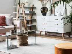 Kommode Weis 6 Schubladen Newark Ii