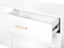 Kommode Weis 6 Schubladen Newark Ii