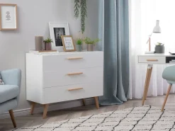 Kommode Weis 3 Schubladen Salem