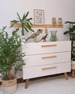 Kommode Weis 3 Schubladen Salem