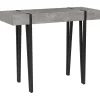 Konsolentisch Betonoptik Grau / Schwarz Adena