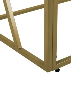 Konsolentisch Glas Gold Orland