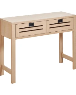Konsolentisch Heller Holzfarbton 2 Schubladen Randa