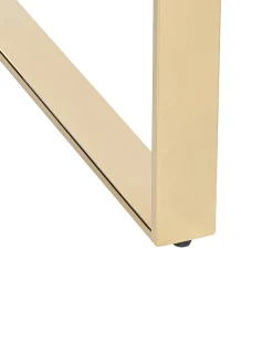 Konsolentisch Mit Glasplatte Gold Tilon