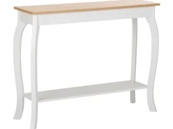 Konsolentisch Weis / Heller Holzfarbton Rechteckig 30 X 100 Cm Hartford