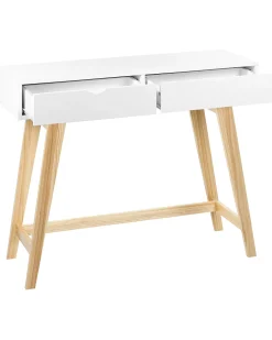 Konsolentisch Weis 2 Schubladen Sully