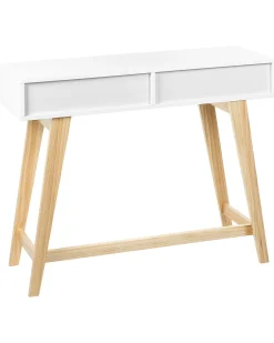 Konsolentisch Weis 2 Schubladen Sully