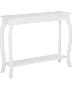 Konsolentisch Weis Rechteckig 30 X 100 Cm Hartford
