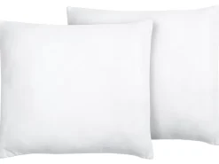 Kopfkissen 2Er Set Polyester Niedrig 80 X 80 Cm Mana