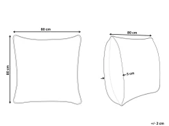 Kopfkissen Polyester Hoch 80 X 80 Cm Diran