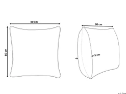Kopfkissen Polyester Niedrig 80 X 80 Cm Mana
