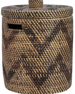 Korb Aus Rattan Natur 26 Cm Bohorok