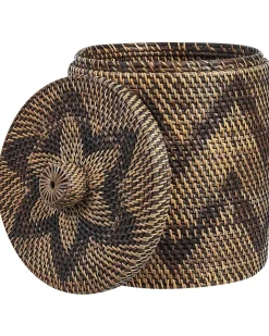 Korb Aus Rattan Natur 26 Cm Bohorok