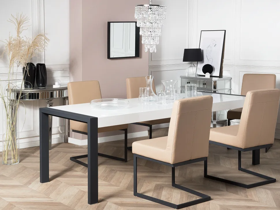 Kronleuchter Metall / Acrylglas Silber Kristall-Optik 1-Flammig Entwash