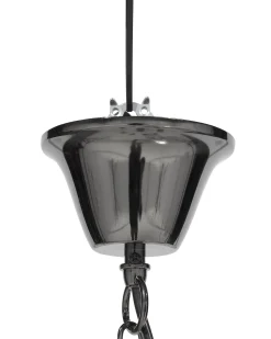 Kronleuchter Metall Schwarz 8-Flammig Teesta