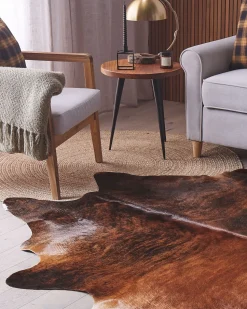 Kuhfell Braun 3-4 M² Nasqu