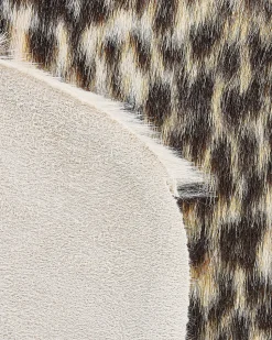 Kunstfell-Teppich Gepard Braun 90 Cm Nambung