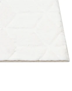 Kunstfellteppich Kaninchen Weis 160 X 230 Cm Shaggy Thatta