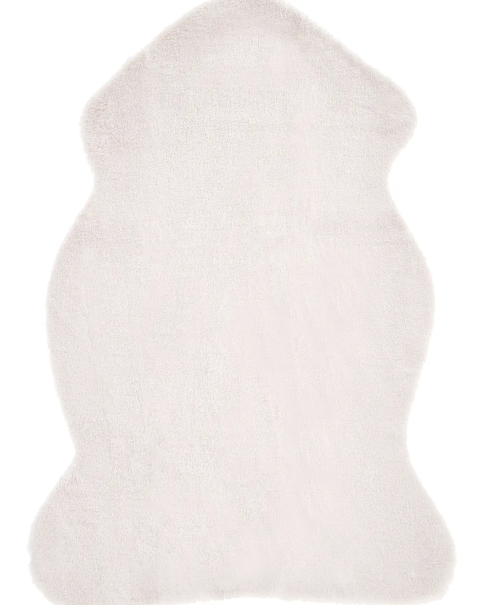 Kunstfell-Teppich Kaninchen Weis 90 Cm Undara
